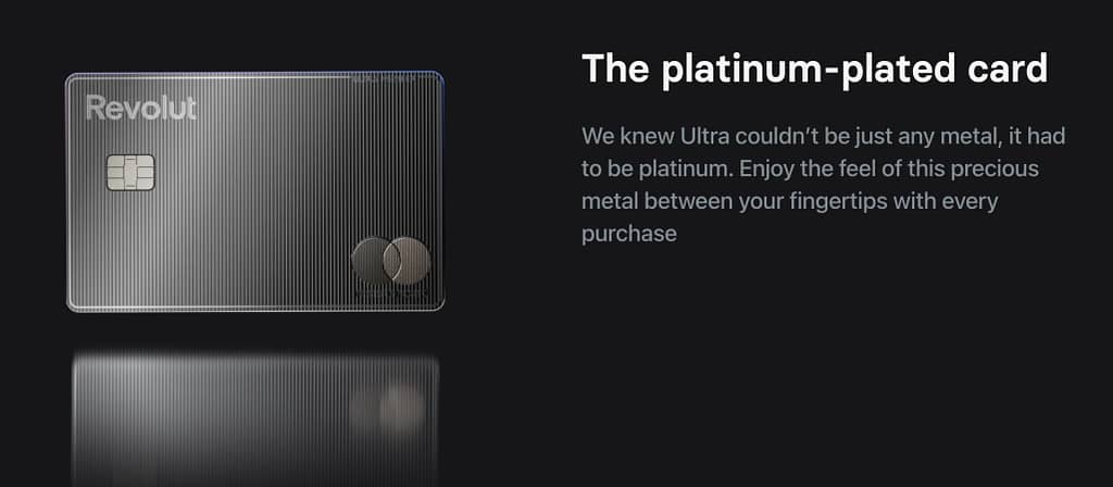 Revolut Ultra Platinum Debit Card