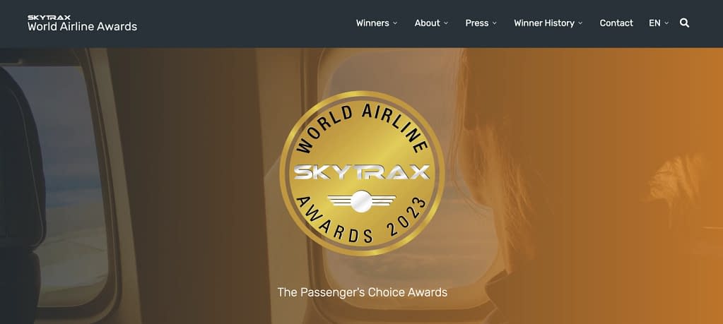 Skytrax 2023-utmärkelser