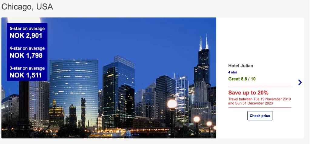 Hotel by SAS: March 2023 Promotion - Chicago
