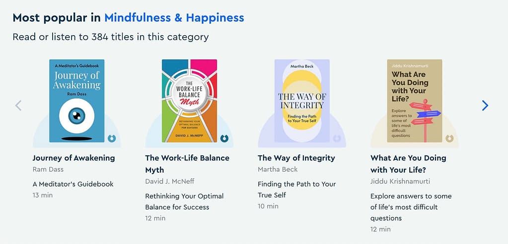 Blinkist has over 5500 non-fiction best sellers in 27 categories.