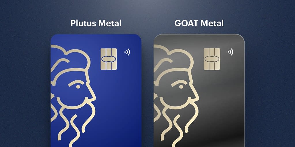 Plutus Metal Card Variants: Plutus Metal and GOAT Metal