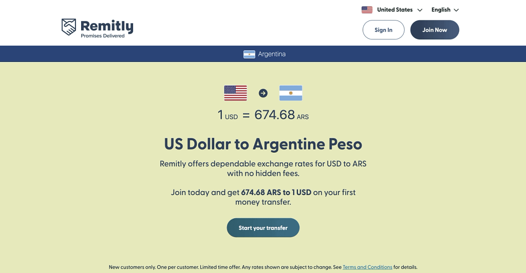 Remitly: one of the best ways to send money to Argentina in 2023 (Western Union Alternative)