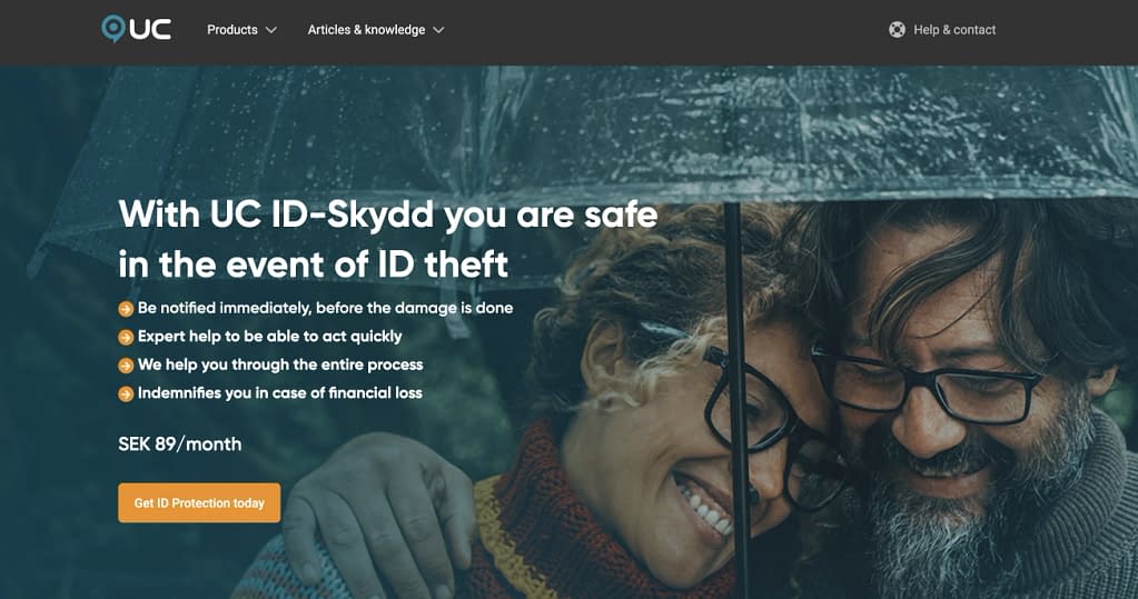 UC ID Skydd Homepage (2023)