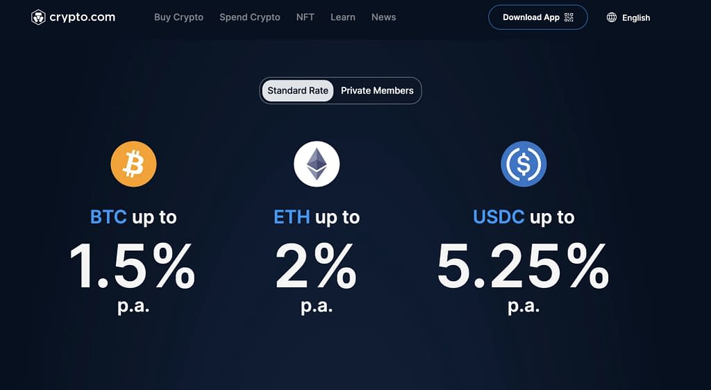 Crypto.com Earn (2023): One of the best apps to earn interest with crypto.