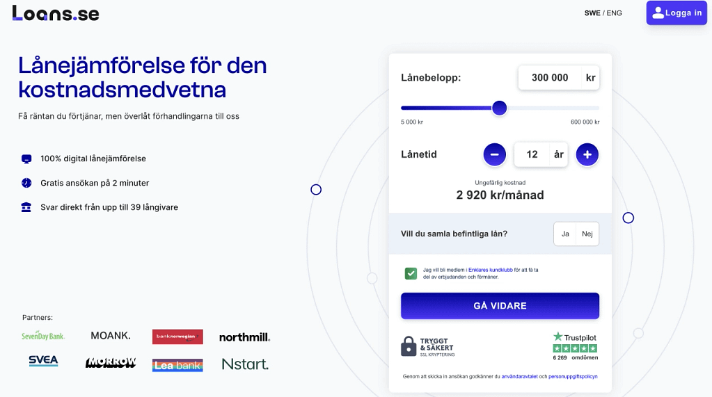 Loans.se Home Page (2023)