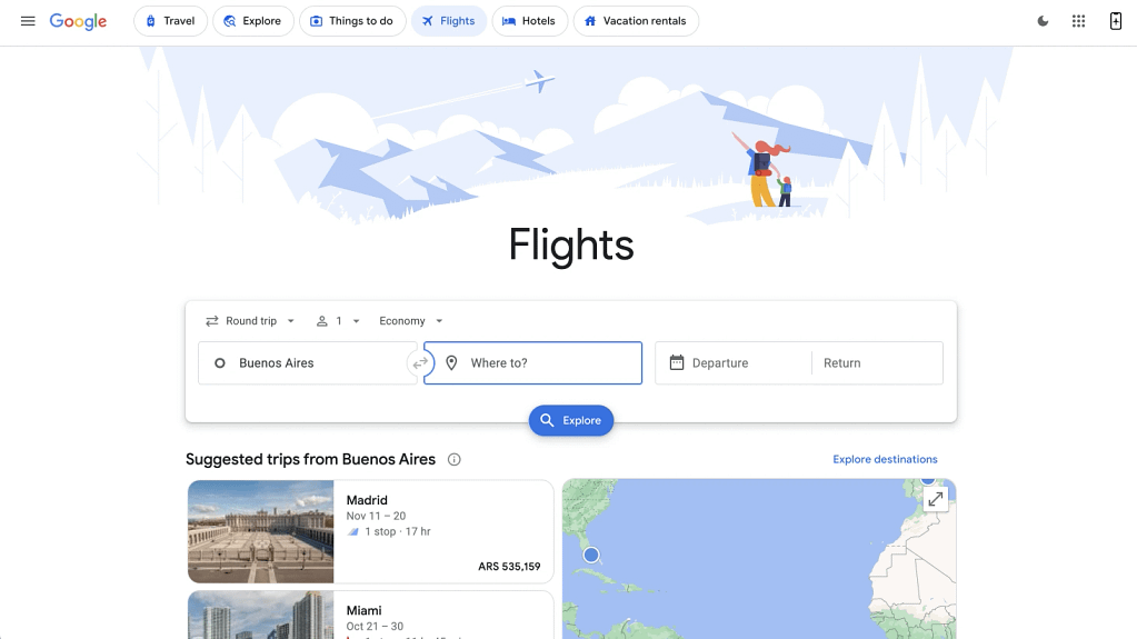 Google Flights (2023)