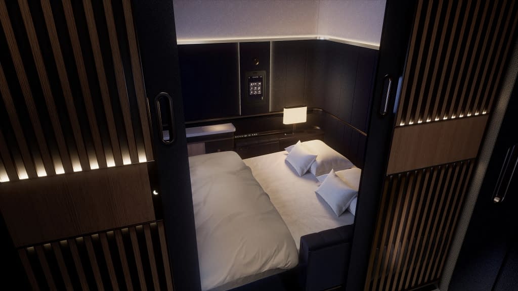 Lufthansa New Allegris First Class Suite Double Bed