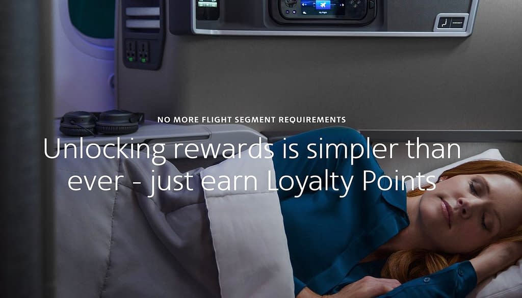AAdvantage Loyalty Point Rewards don't require flight segments