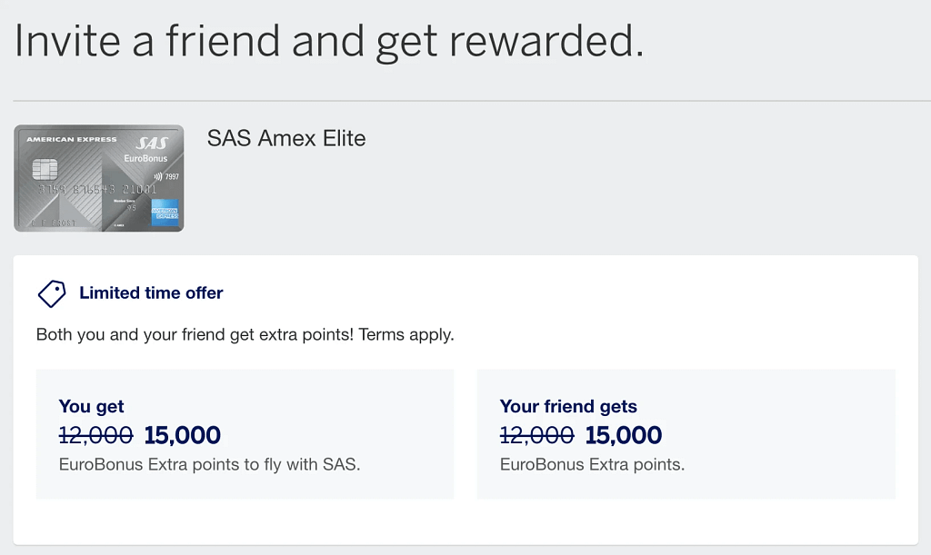 SAS Amex Elite Increased Sign-up Bonus (June 2023)