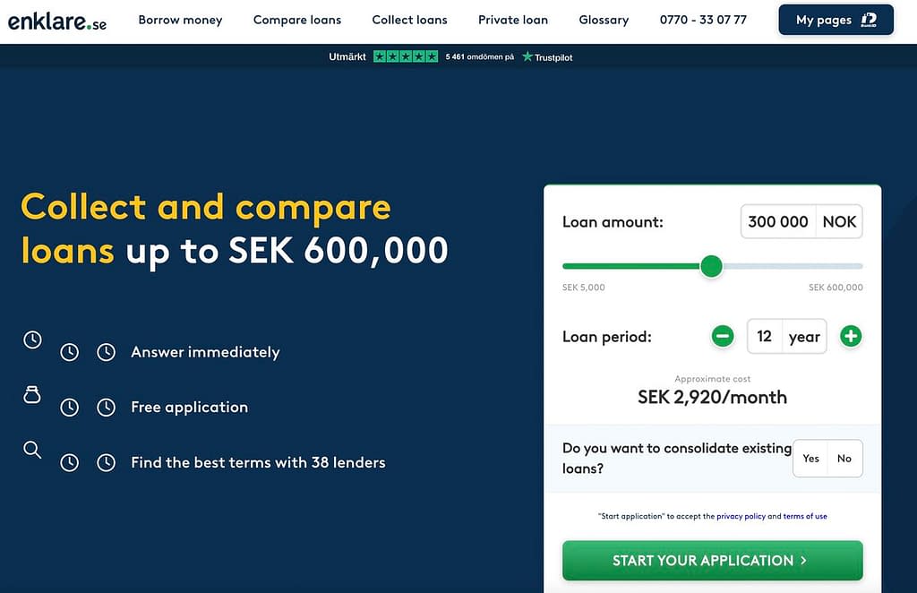 Enklare (One of the best ways to compare loans in Sweden)