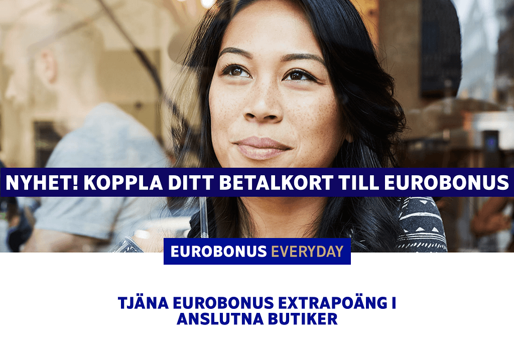 NEW! Connect ANY Debit Or Credit Card And Earn SAS EuroBonus Points