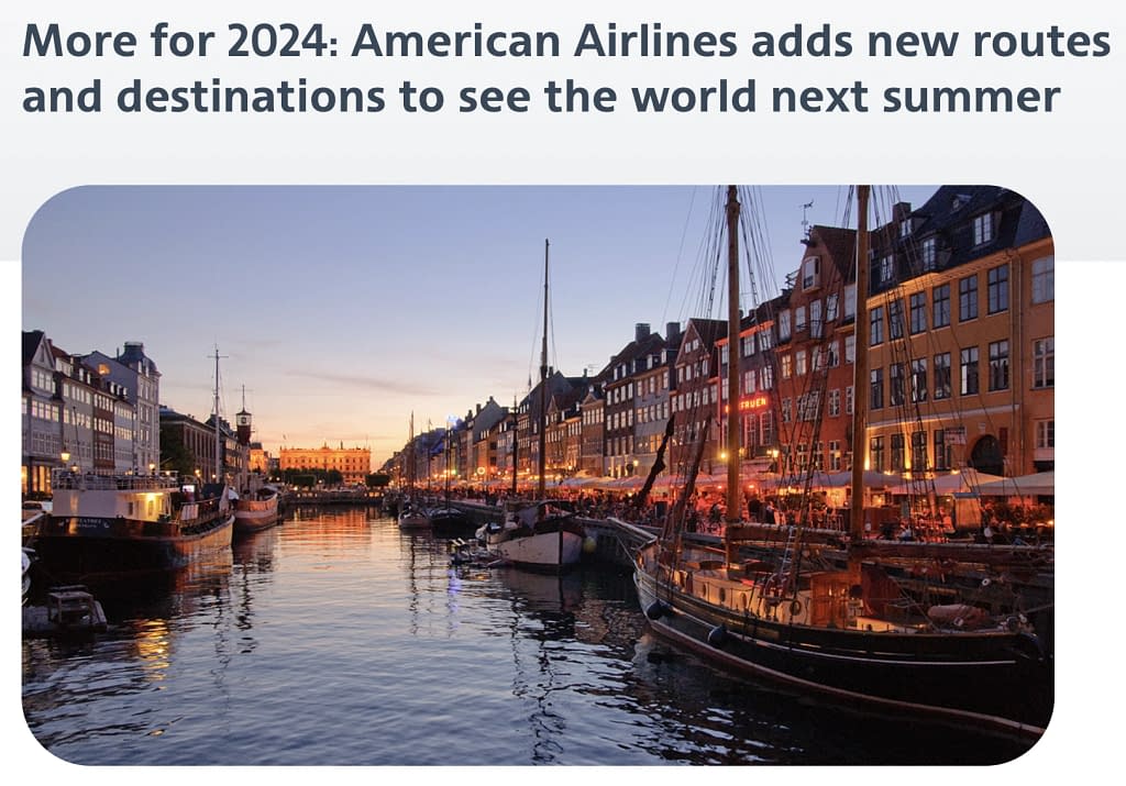 American Airlines 2024 Expansion: New Routes
