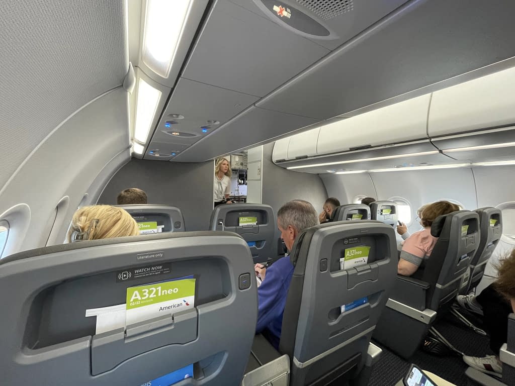 American Airlines A321neo First Class Cabin