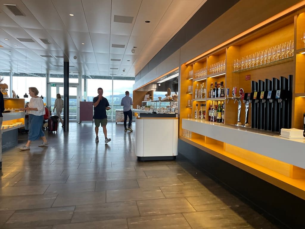 Swiss International Lounge at Zurich Airport (2023) - Food area 4