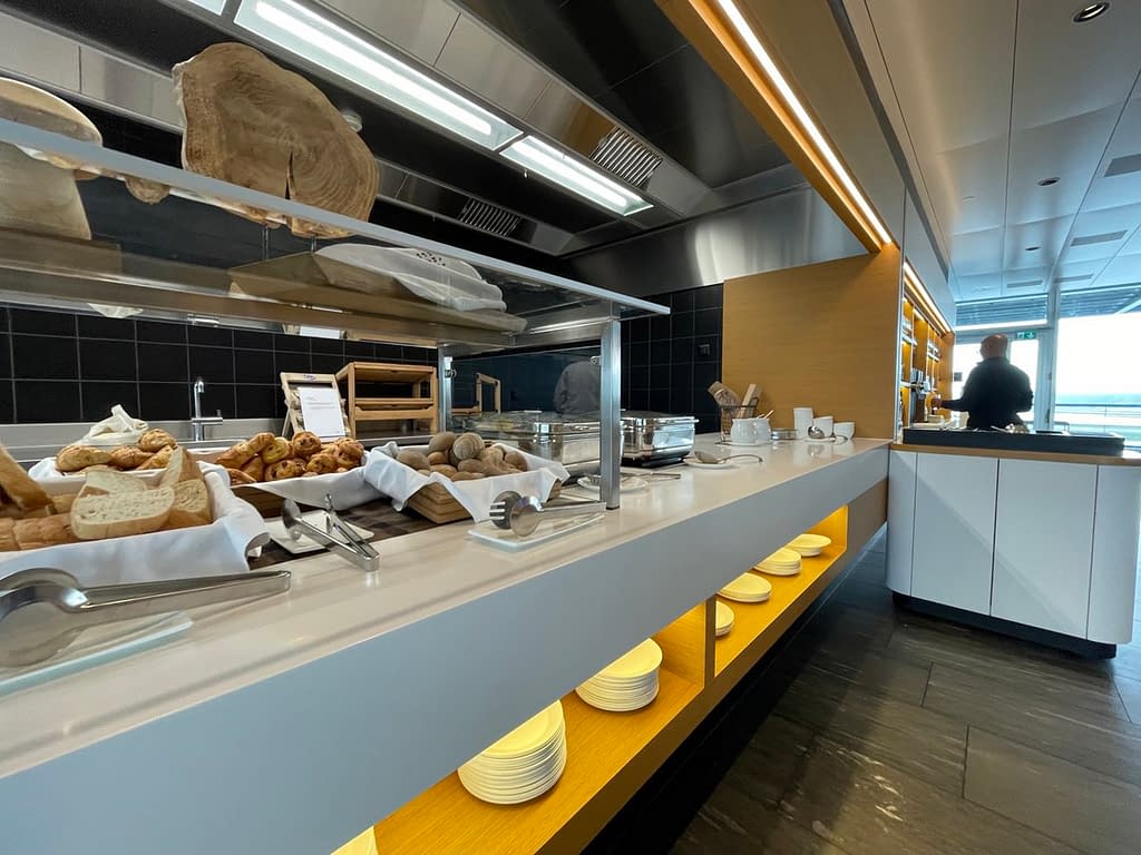 Swiss International Lounge at Zurich Airport (2023) - Food options 1