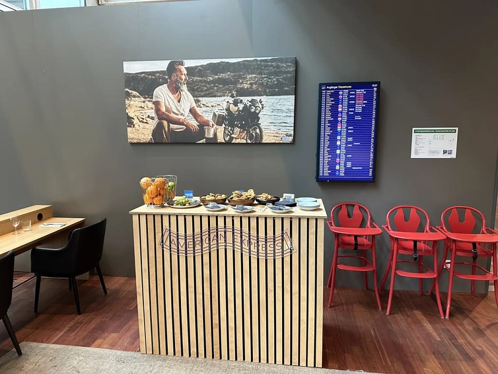 American Express Pop Up Lounge Stockholm Arlanda - Cookie bar