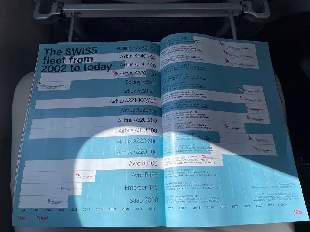 SWISS 20 years anniversary in-flight Magazine Special Edition 4