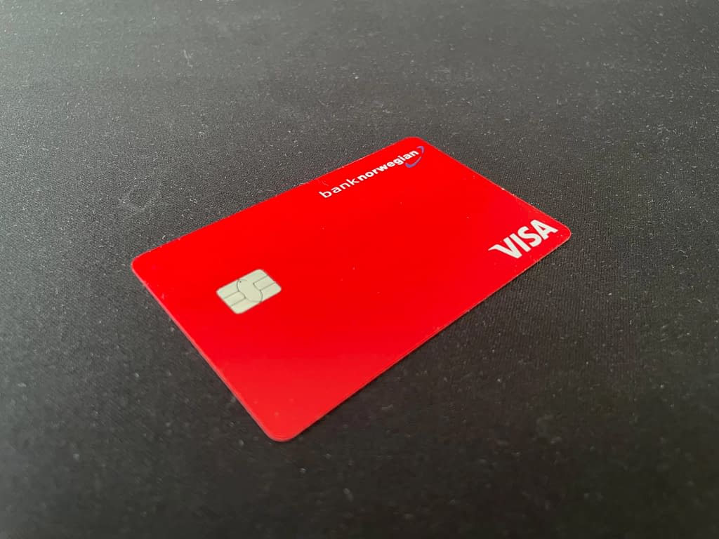 Bank Norwegian Visa Card Unboxing (2023). Now part of Nordax Bank.