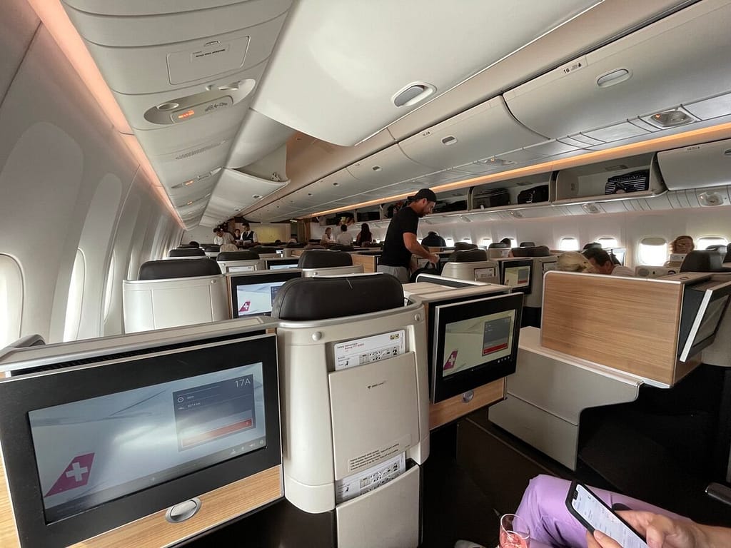 Swiss 777-300ER Business Class Seat (2023) - Cabin