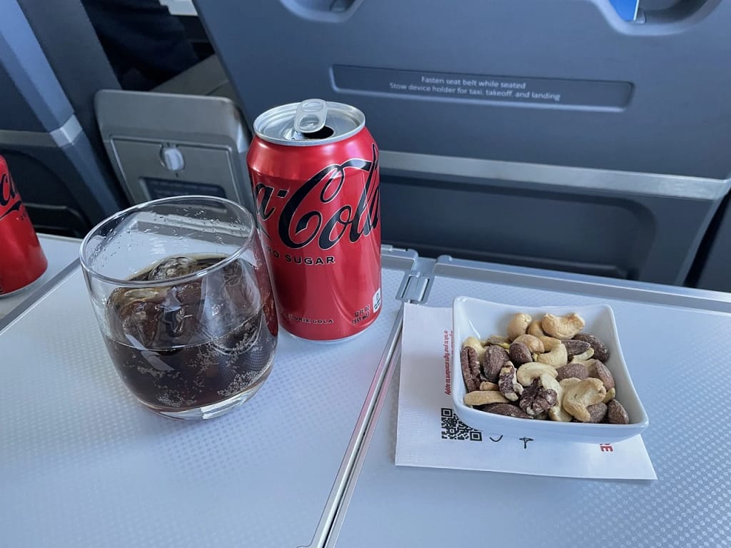 American Airlines A321neo First Class In 2023 - Starter (Snack)