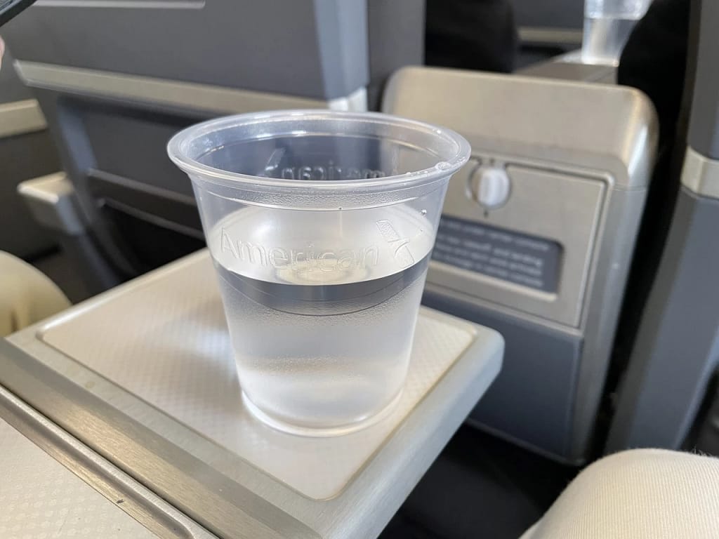 American Airlines A321neo First Class In 2023 - Welcome drink