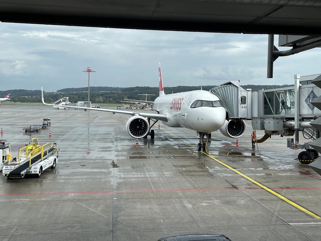 Swiss A320neo Business Class At Zurich