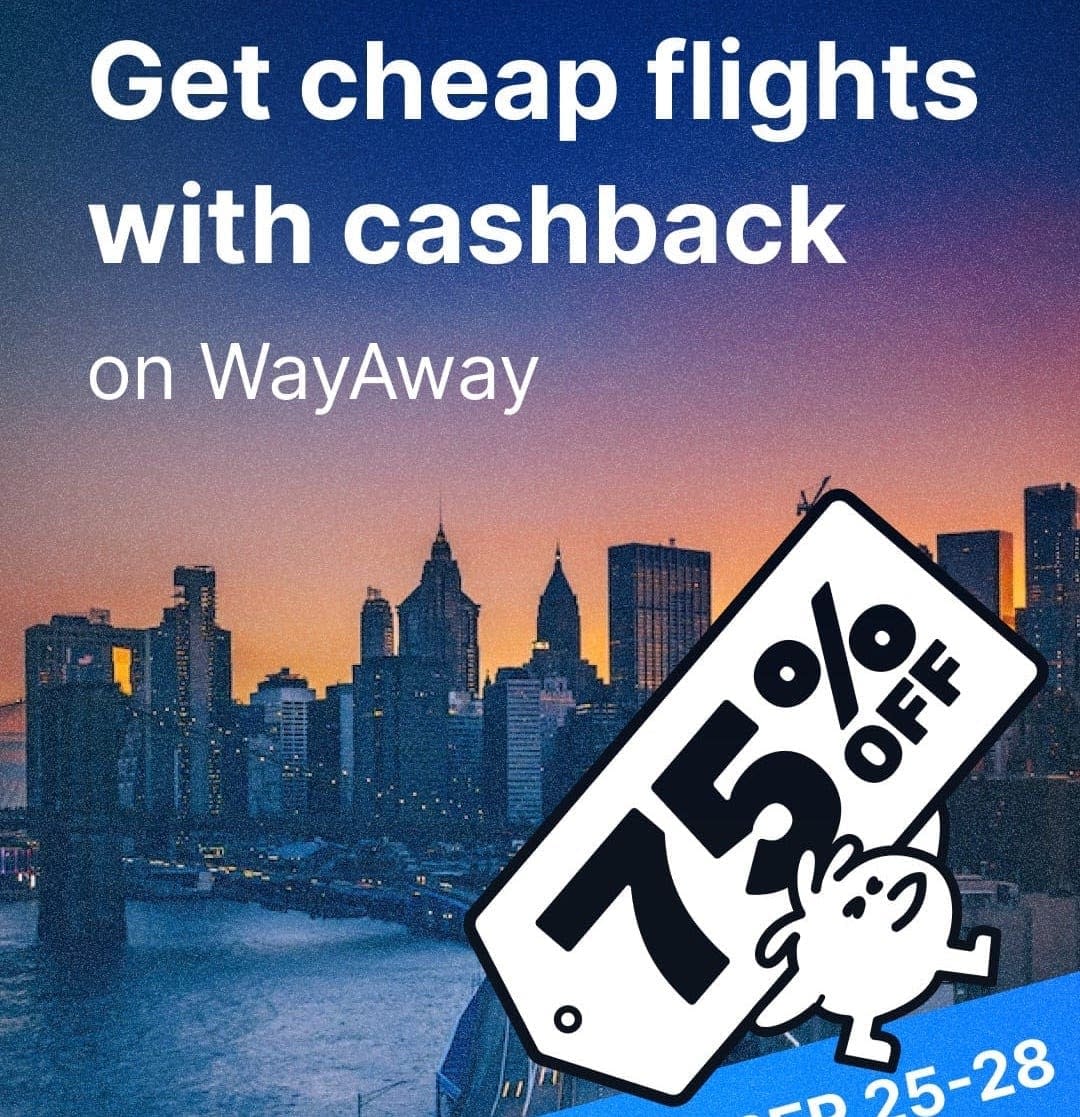 WayAway Black Friday 2022 - Get WayAway Plus for just $25