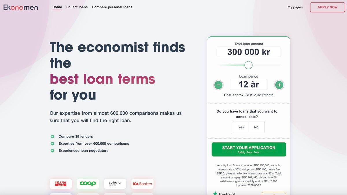 Ekonomen (One of the best ways to compare loans in Sweden)