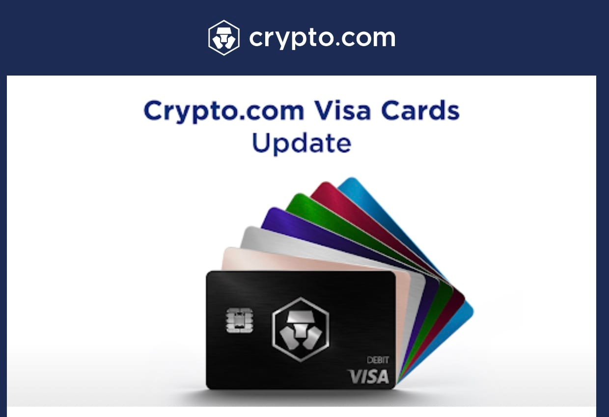 Crypto.com Visa Card New Issuer for 2023