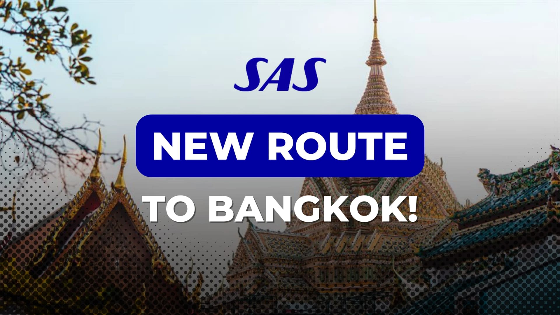 SAS Opens New Route To Bangkok Starting October 2023