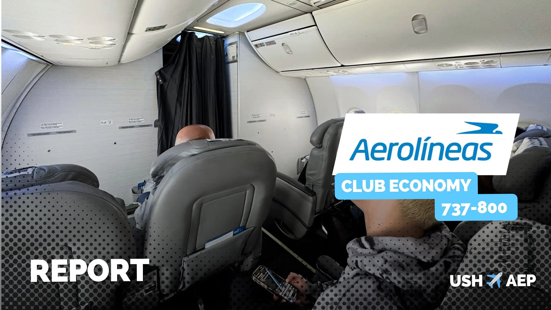 Aerolíneas Argentinas 737-800 Club Economy (2023)