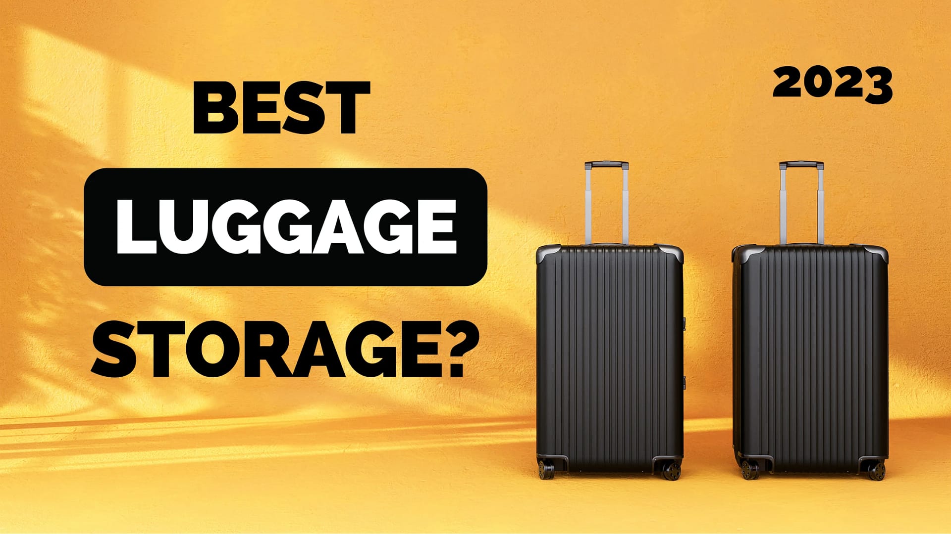 Best Luggage Storage Solutions READ This First (2024) AirLapse
