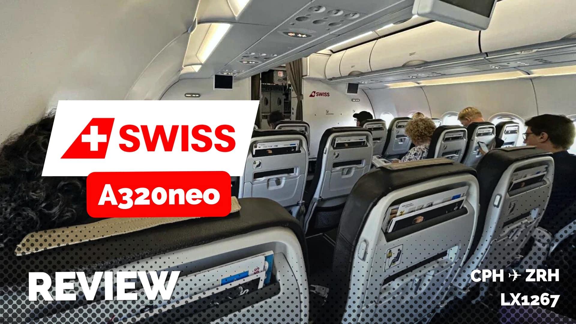 Swiss A320neo Business Class Copenhagen to Zurich