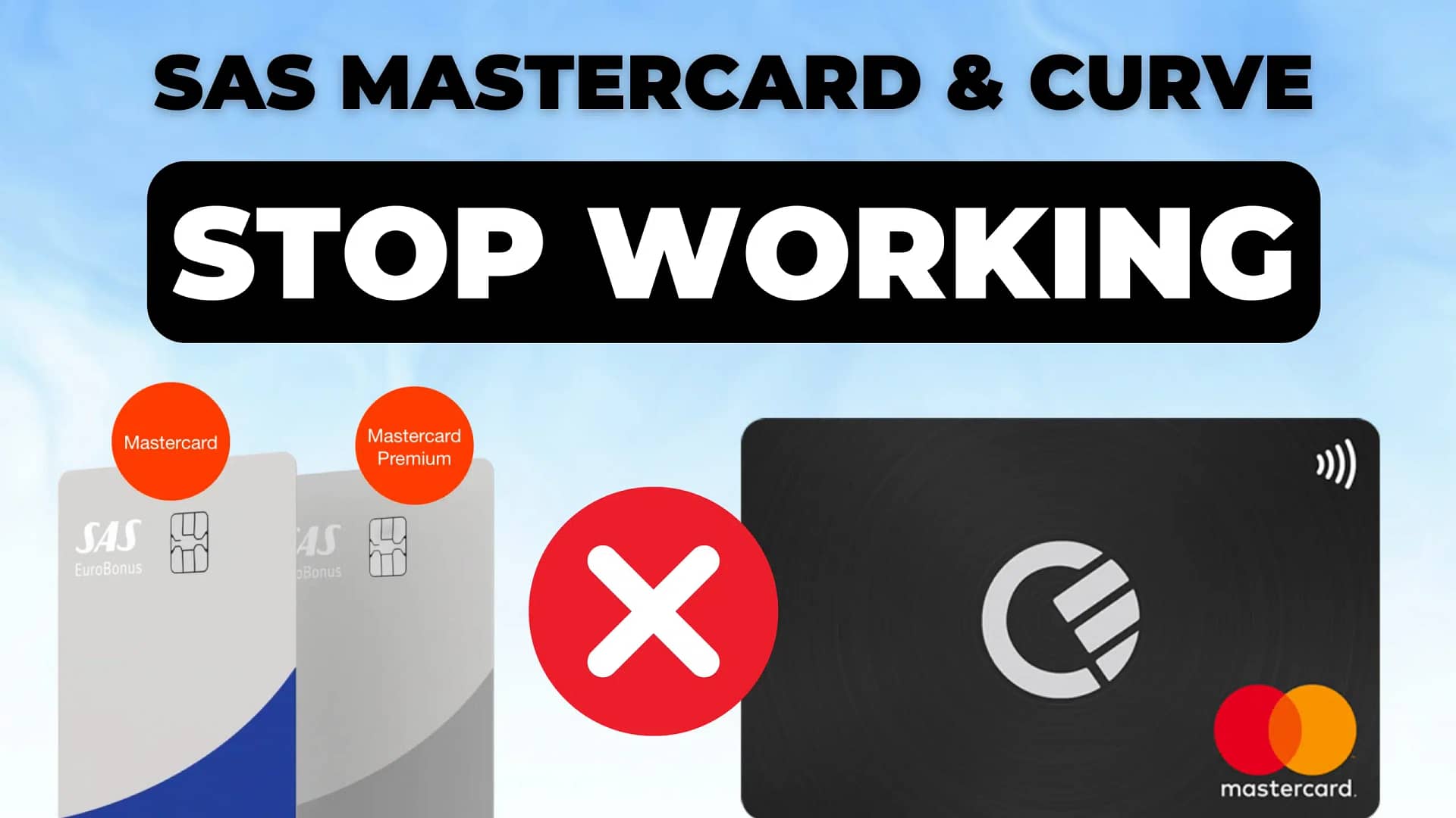 SAS Mastercard stops earning points with Curve