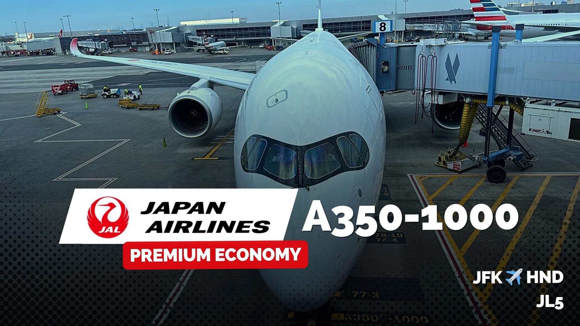 The NEW Japan Airlines A350-1000 Premium Economy: New York To Tokyo ...