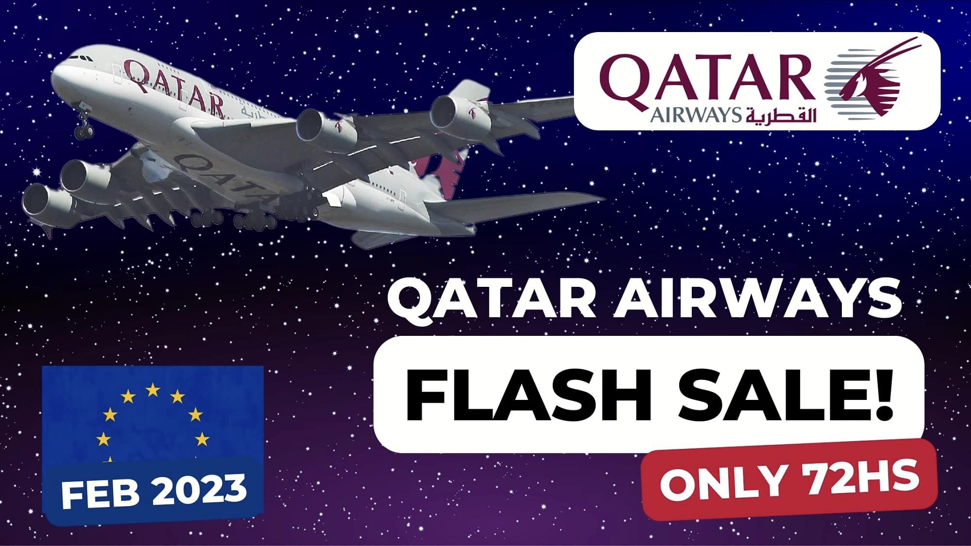 Qatar Airways Flash Sale February 2023