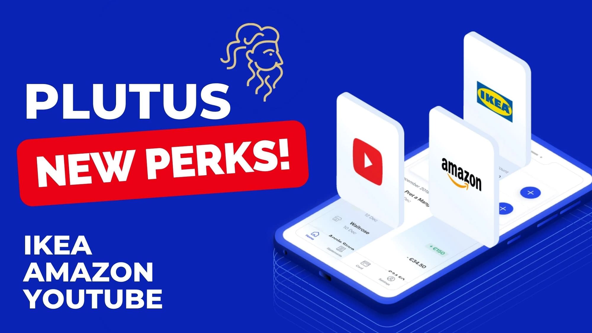 Plutus New Perks Announced Including Ikea, YouTube and Amazon!