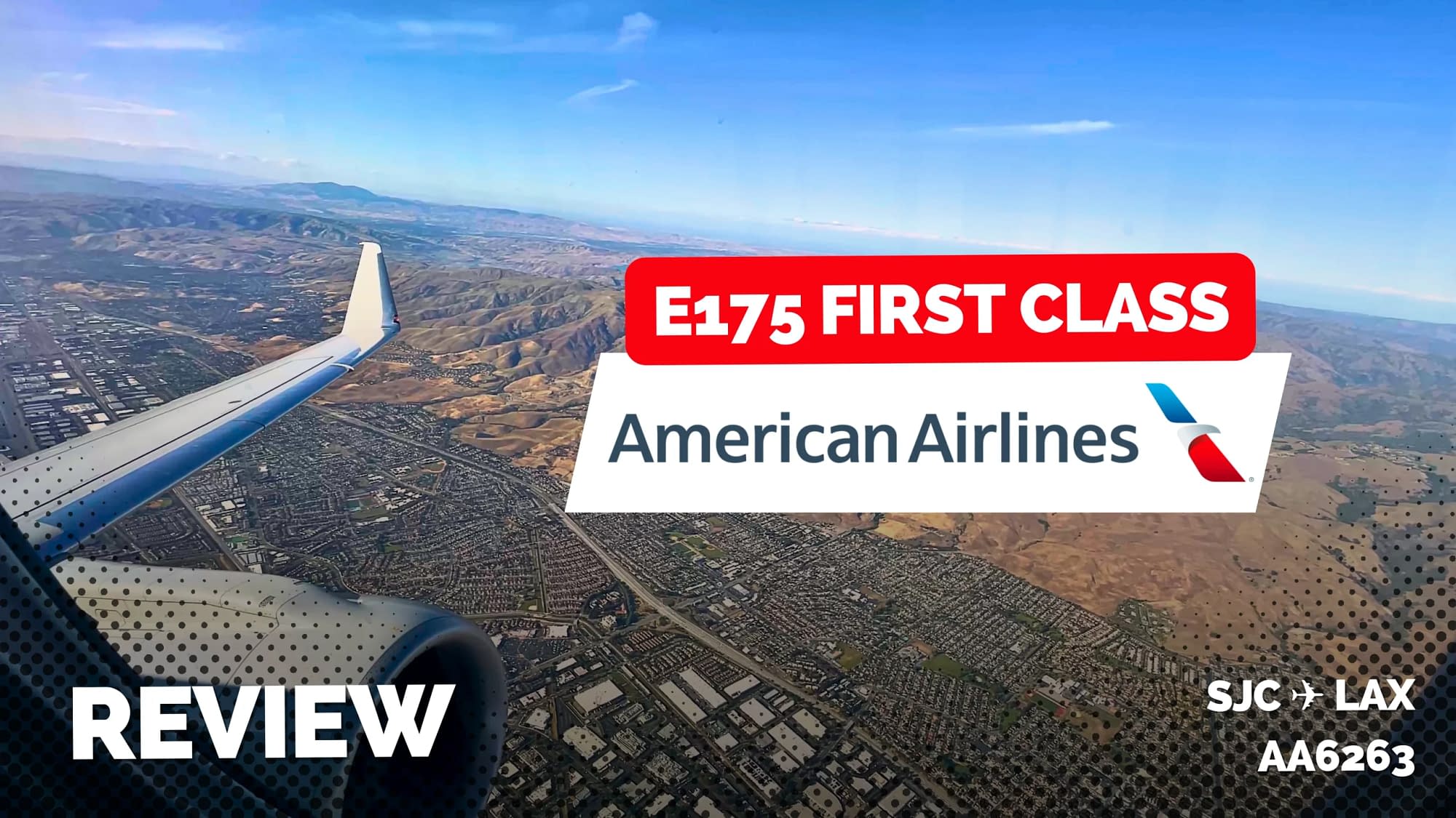 American E175 First Class Review - San Jose to Los Angeles