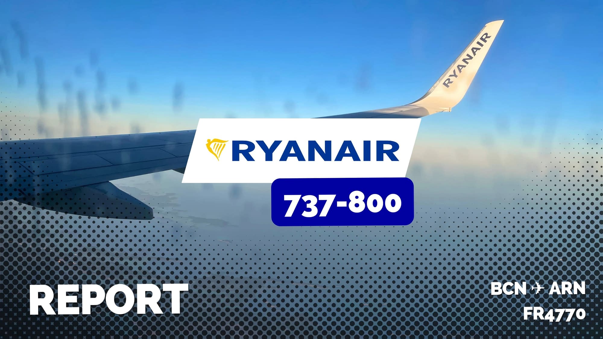 Ryanair 737-800 Trip Report from Barcelona to Stockholm