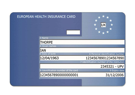 European Health Insurance Card (EHIC) 