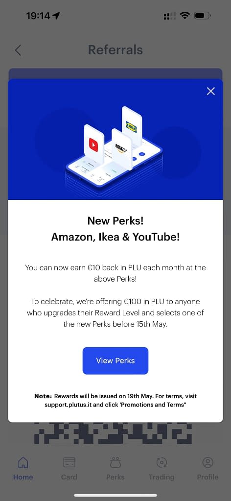 Plutus New Perks: Amazon, Ikea and YouTube (May 2023)