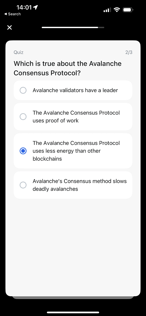 Revolut Learn and Earn Avalanche Answers