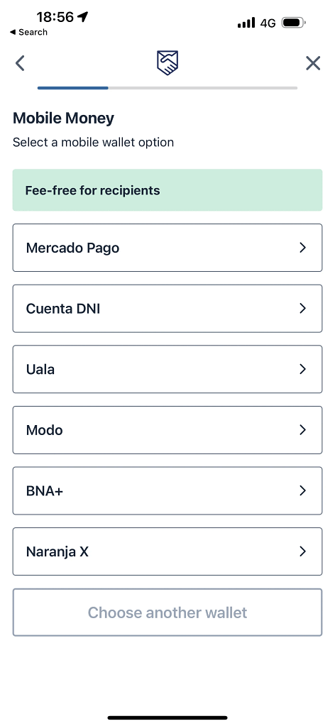 How to send money to Argentina with Remitly: Digital Wallets