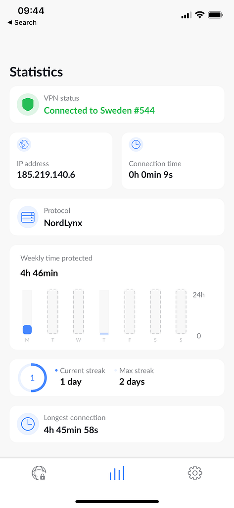 NordVPN iOS App