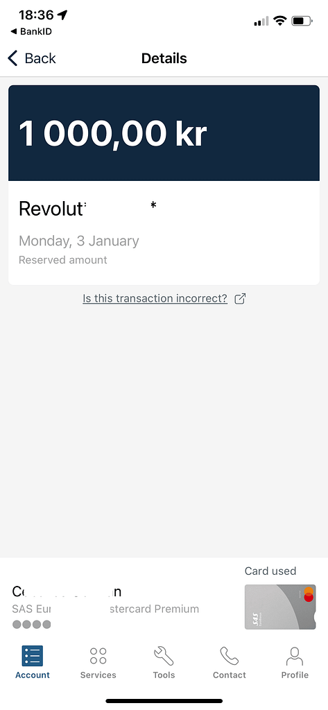 Top up Revolut from Bank Account