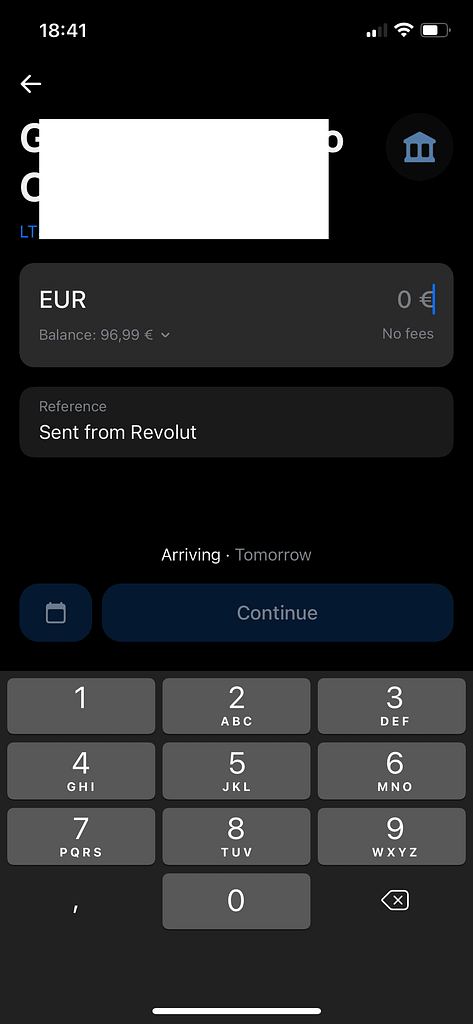 Transfer money from Revolut to Crypto.com with no fees Step 16