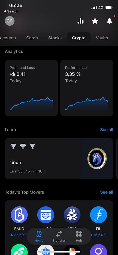 Revolut Learn new 1inch course (DeFi) 6