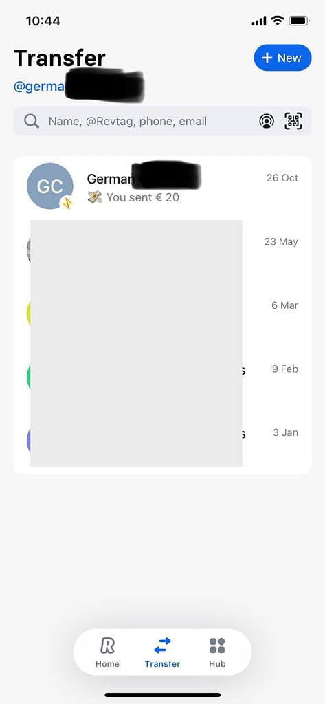 Revolut add a new bank account