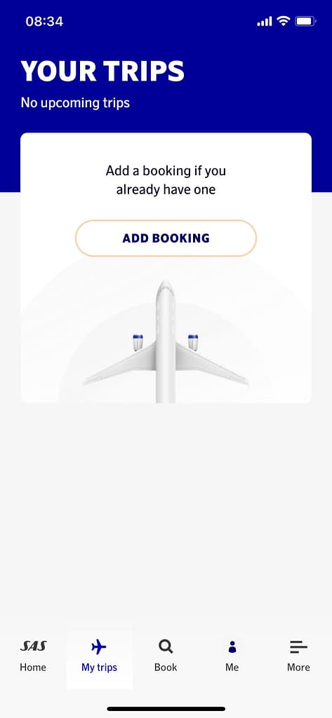 New SAS App for iPhone (2023) - Your Trips