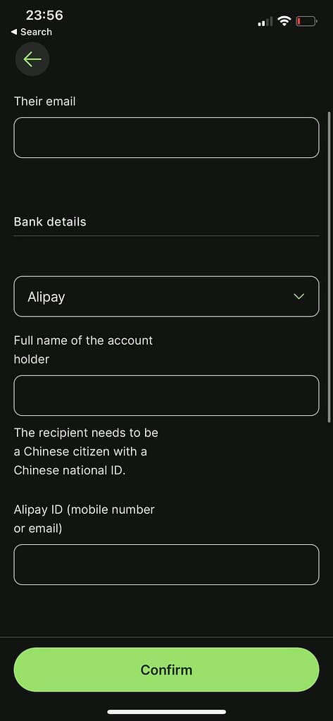 How to send money to China using Wise (7)